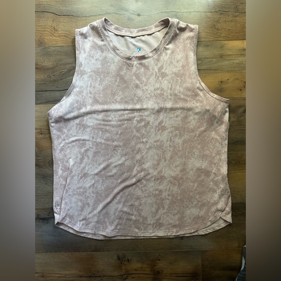 KÜHL Born in the Mountains Sleeveless Tank Top Women’s Large – Taupe Tie-Dye - Picture 3 of 5